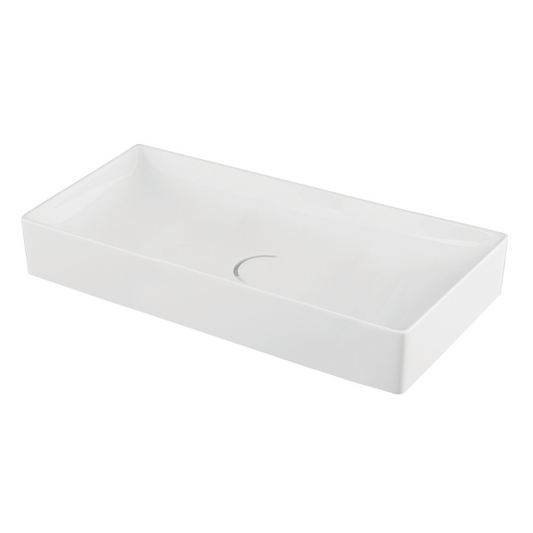 Scudo Stance 750mm Countertop Basin (White) -  Brand New Bathrooms