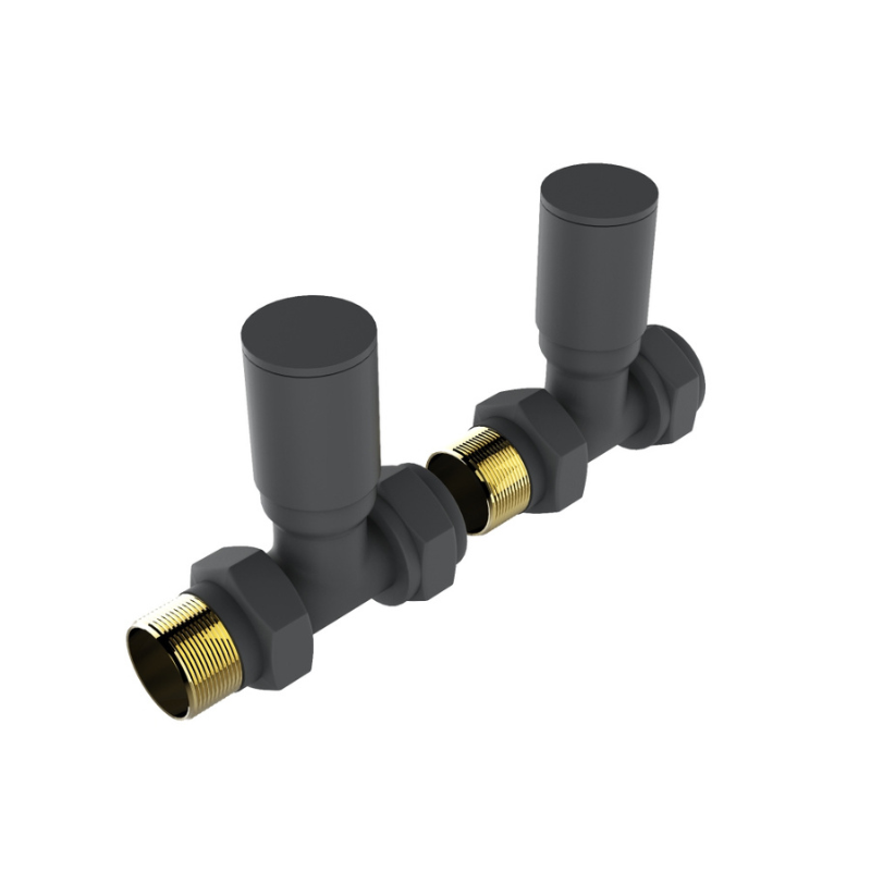 Senator Premium Radiator Valves Straight (1 size, 4 colours) - Brand New Bathrooms