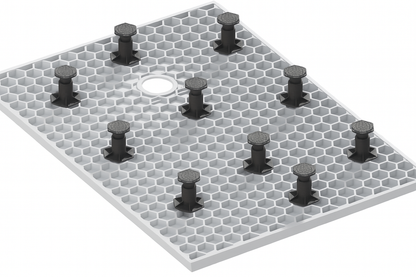 Brand New Bathrooms Shower Tray Riser Kit for Polymer Shower Tray Range (2 sizes, 3 colours)