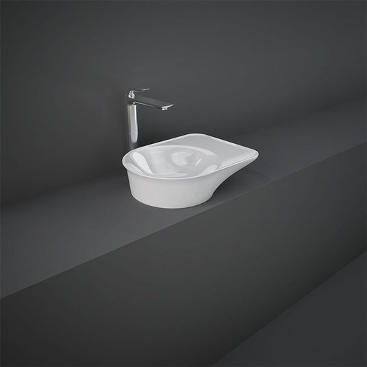 RAK Ceramics Valet Countertop 480mm Round Basin (1 size, 2 colours) - Brand New Bathrooms