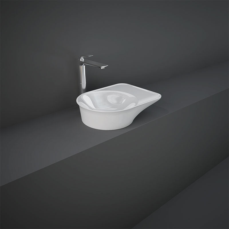 RAK Ceramics Valet Countertop 480mm Round Basin (1 size, 2 colours) - Brand New Bathrooms