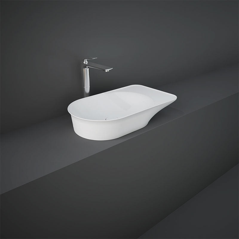 RAK Ceramics Valet 640mm Countertop Oval Washbasin (1 size, 2 colours) - Brand New Bathrooms