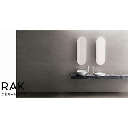 RAK Ceramics Variant Countertop Basin (2 sizes, 2 styles, Alpine White) - Brand New Bathrooms