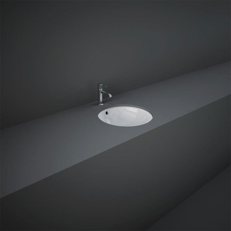 RAK Ceramics Variant Under Counter Basin with No Tap Hole (5 styles, Alpine White) - Brand New Bathrooms