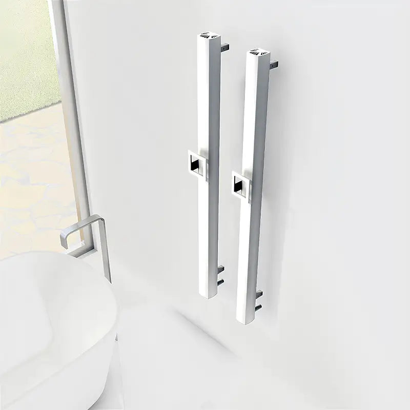 Carisa Vesta Single Aluminium Towel Radiator 4 Sections (2 Sizes) - Brand New Bathrooms