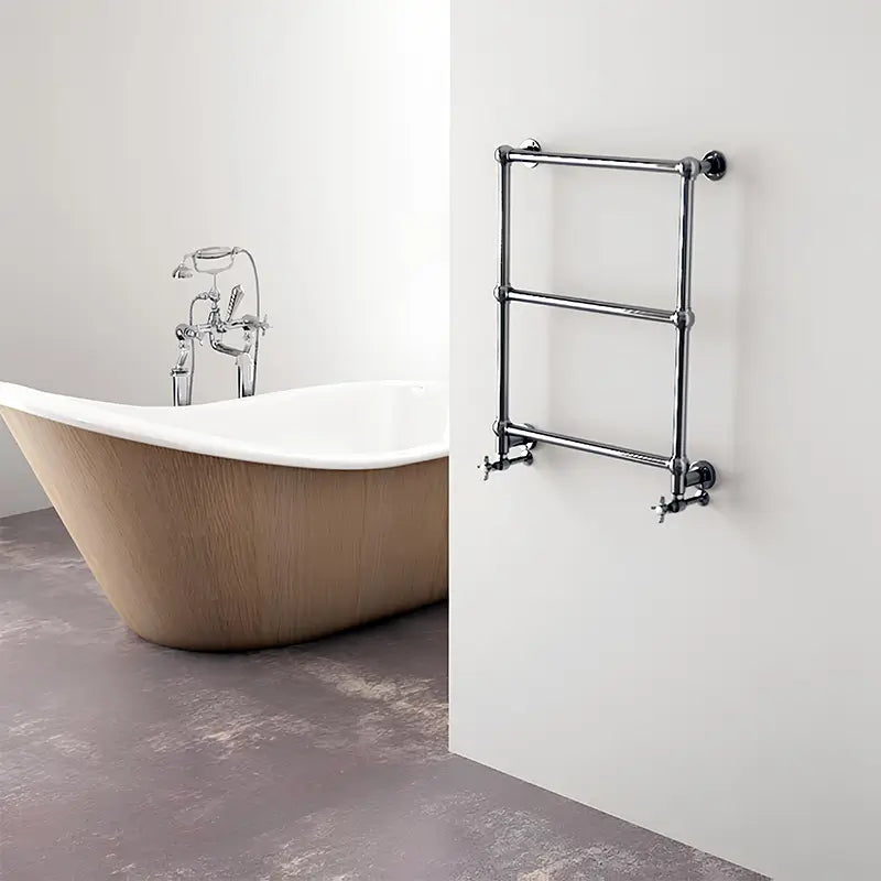 Carisa Vintage Mild Steel Towel Radiator (2 Sizes) - Brand New Bathrooms