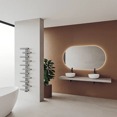 Carisa Vivi Stainless Steel Towel Radiator (2 Sizes) - Brand New Bathrooms