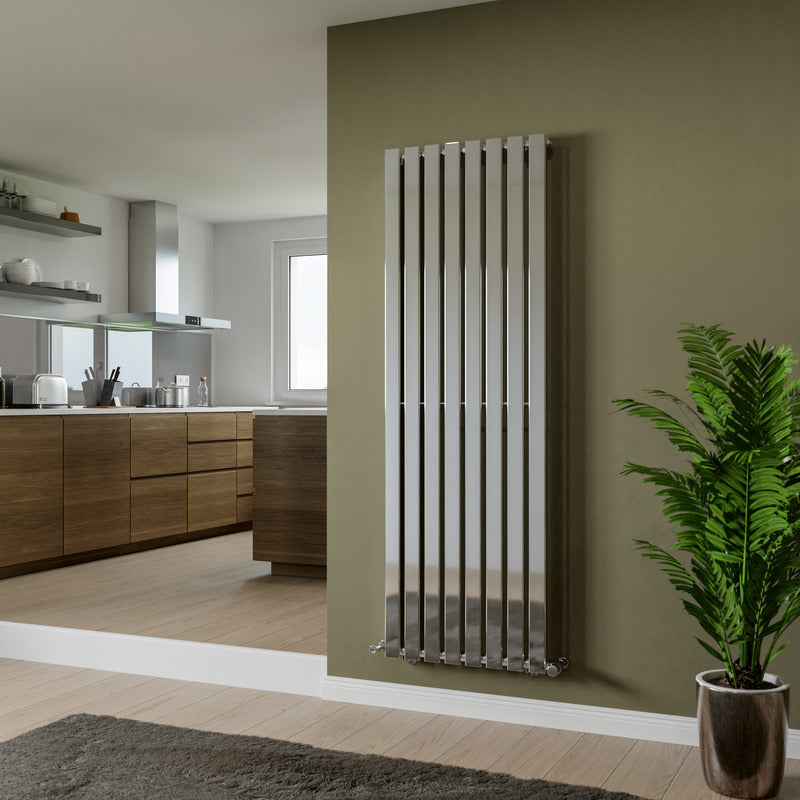 Eucotherm Vega Chrome Flat Panel Radiators (1 colour, 2 sizes) - Brand New Bathrooms