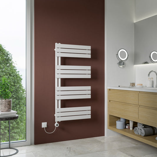 Eucotherm Vega Open Electric Towel Radiator with Smart Control (2 colours, 2 sizes) - Brand New Bathrooms