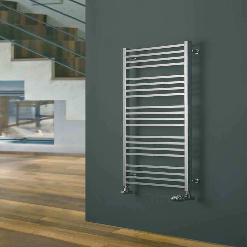 Eucotherm Verano Chrome Ladder Towel Radiator (1 colour, 4 sizes) - Brand New Bathrooms