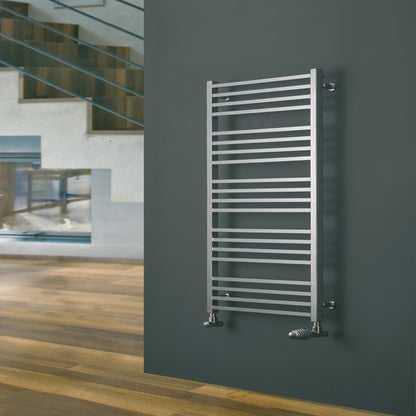 Eucotherm Verano Chrome Ladder Towel Radiator (1 colour, 4 sizes) - Brand New Bathrooms