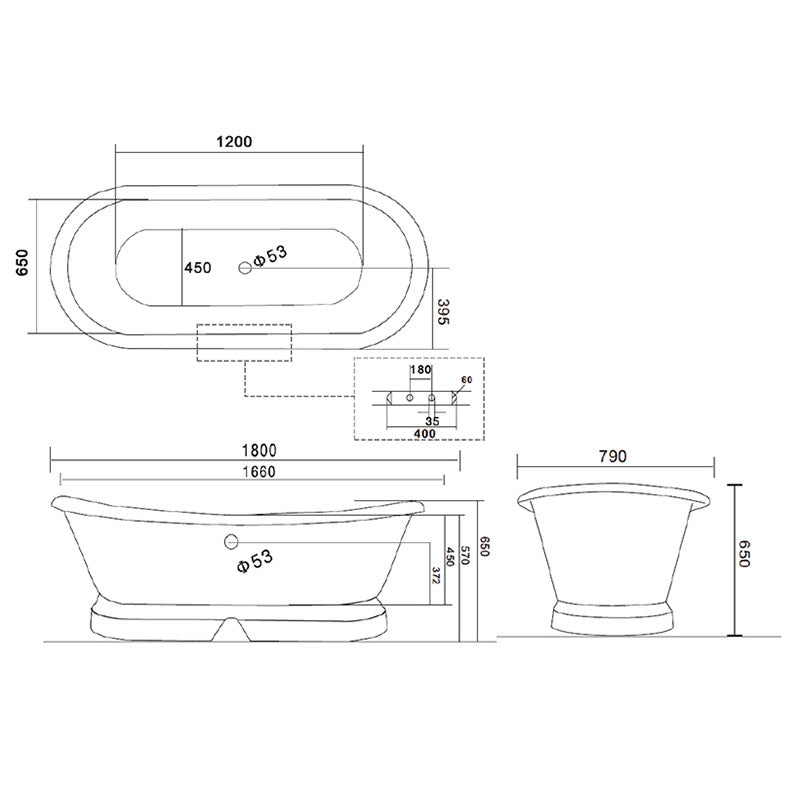 Freestanding Luxury Bathtub