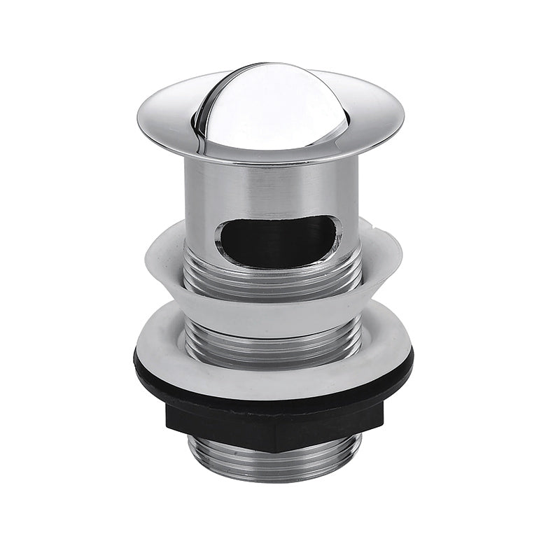 Scudo Round & Square Dome Slotted Sprung Basin Waste - Easy Clean (7 Variants) - Brand New Bathrooms