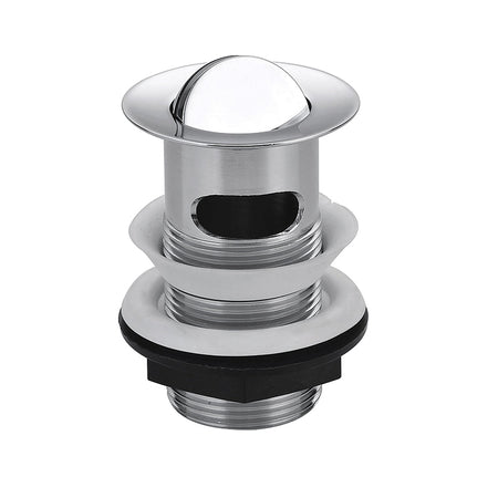 Scudo Round & Square Dome Slotted Sprung Basin Waste - Easy Clean (7 Variants) - Brand New Bathrooms