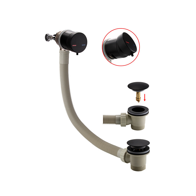 Scudo Bath Filler Overflow with Click Clack Waste (5 Colours) - Brand New Bathrooms