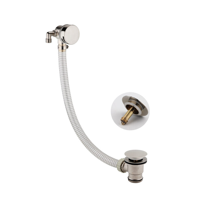 Scudo Round Overflow Filler Bath Waste (5 colours) - Brand New Bathrooms