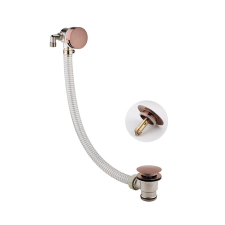 Scudo Round Overflow Filler Bath Waste (5 colours) - Brand New Bathrooms