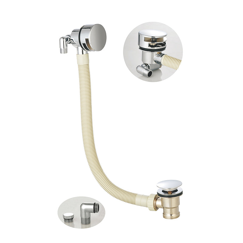 Scudo Square & Round Bath Filler with Sprung Waste and Overflow - Brand New Bathroom s