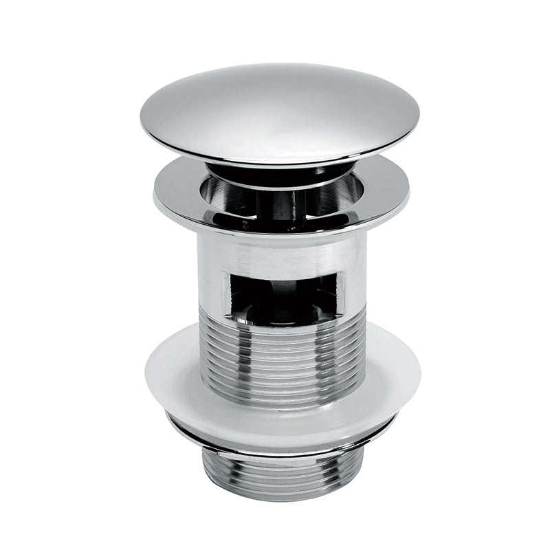 Scudo Round & Square Dome Slotted Sprung Basin Waste - Easy Clean (7 Variants) - Brand New Bathrooms