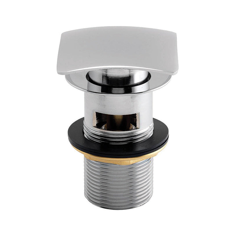 Scudo Round & Square Dome Slotted Sprung Basin Waste - Easy Clean (7 Variants) - Brand New Bathrooms