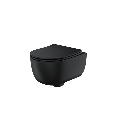 Scudo Riviera Round Wall Hung Toilet Pan & Seat (2 colours) - Brand New Bathrooms