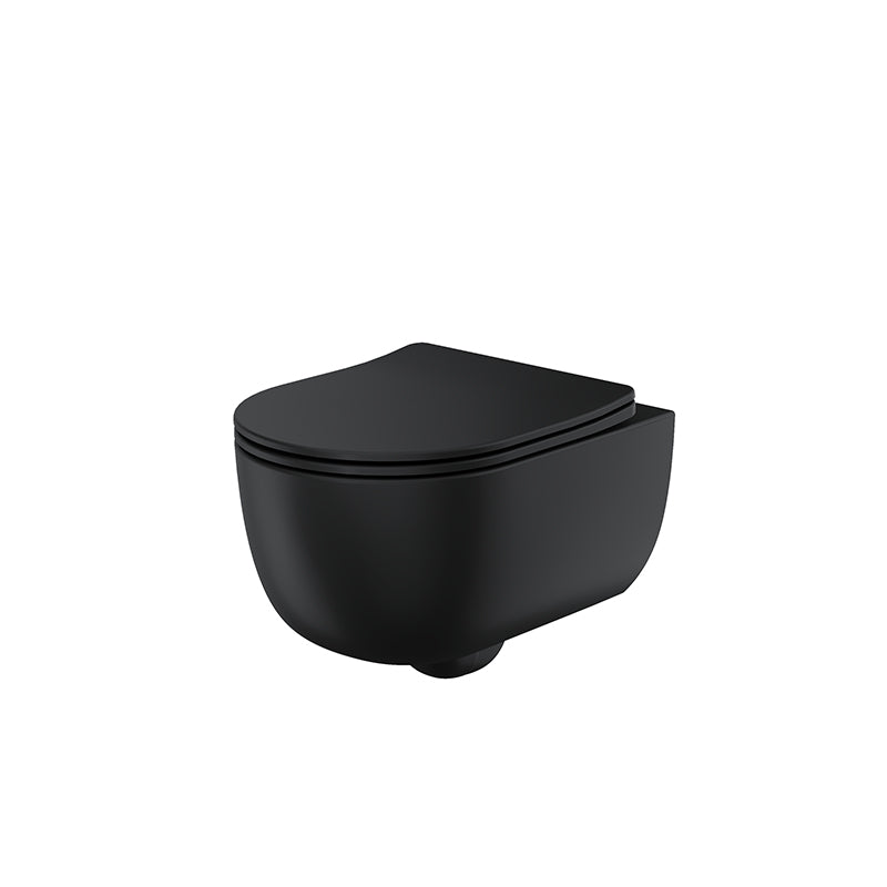 Scudo Riviera Round Wall Hung Toilet Pan & Seat (2 colours) - Brand New Bathrooms