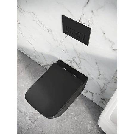 Scudo Riviera Square Wall Hung Toilet Pan (2 colours) - Brand New Bathrooms