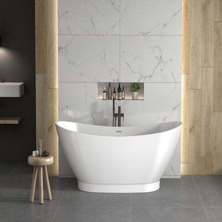 Brand New Bathrooms Doris Freestanding Acrylic Bathtub (1 size, any colour) - Brand New Bathrooms