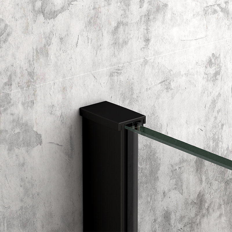 Tailored Bathrooms TI8 Wetroom Panel w. Profile Kit (6 sizes, Black) - Brand New Bathrooms