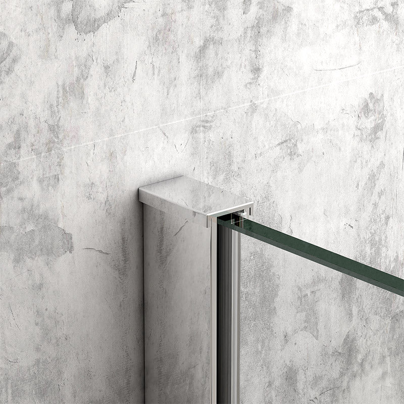 Tailored Bathrooms TI8 Wetroom Panel w. Profile Kit (6 sizes, Chrome) - Brand New Bathrooms