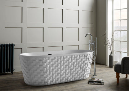 Brand New Bathrooms Ingrid Freestanding Acrylic Bathtub (1 size, any colour) - Brand New Bathrooms