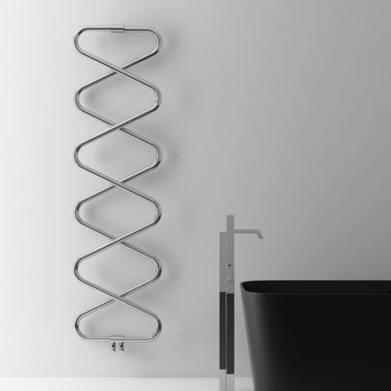 Carisa Ziggy Stainless Steel Towel Radiator (3 sizes, 1 colour)
