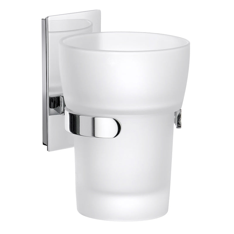 Smedbo Holder with Tumbler Polished Chrome (1 Variant) - Brand New Bathroom 