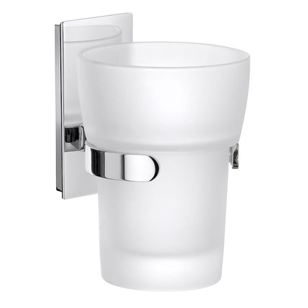Smedbo Holder with Tumbler Polished Chrome (1 Variant) - Brand New Bathroom 