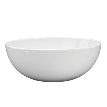 Loutro Lavabo Zora Round Polystone Basin (1 size, Gloss White) - Brand New Bathrooms