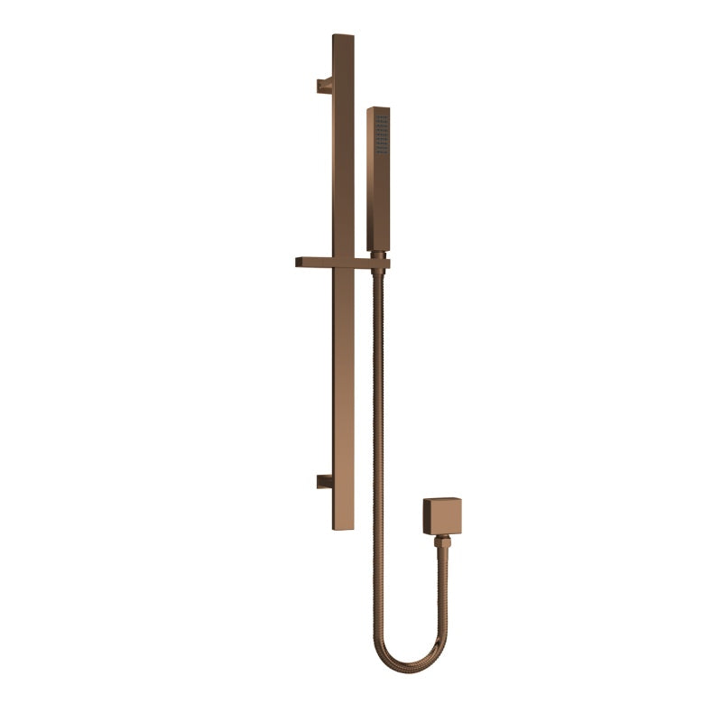 Nuie Shower Kits Square Slider Rail Kit with Elbow (1 size, 4 colours) - Brand New Bathrooms