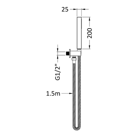 Nuie Square Outlet Elbow, Parking Bracket & Kit (1 size, Brushed Bronze) - Brand New Bathrooms