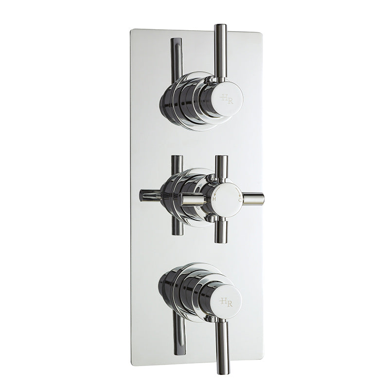 Hudson Reed Tec Pura Triple Thermostatic Shower Valve (Chrome) - Brandnew Bathroom