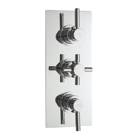 Hudson Reed Tec Pura Triple Thermostatic Shower Valve (Chrome) - Brandnew Bathroom
