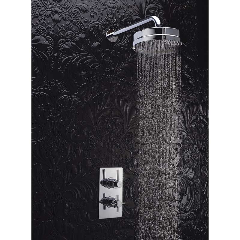Hudson Reed Tec Pura Triple Thermostatic Shower Valve (Chrome) - Brandnew Bathroom