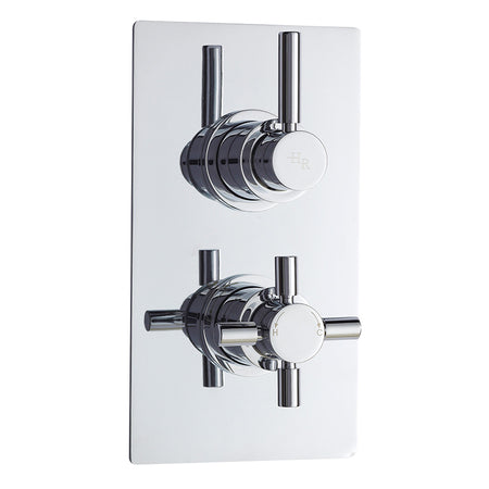 Hudson Reed Tec Pura Thermostatic Shower Valve With Diverter (Chrome) - Brandnew Bathroom