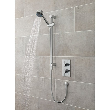 Nuie Shower Kits Slide Rail Kit Round (1 size, Chrome) - Brand New Bathrooms