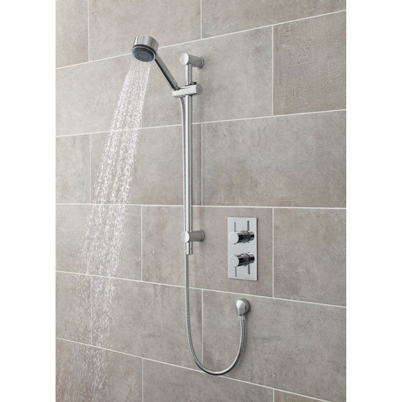 Nuie Shower Kits Slide Rail Kit Round (1 size, Chrome) - Brand New Bathrooms