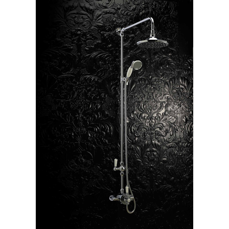 Nuie Victorian Dual Thermostatic Shower Valve (1 size, Chrome) - Brand New Bathrooms