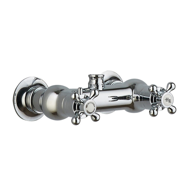 Nuie Shower Kits Traditional Thermostatic Shower Valve & Kit (2 sizes, Chrome) - Brand New Bathrooms