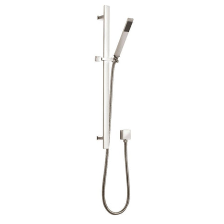 Nuie Showers Rail Kits Slide Rail Kit Square (1 size, Chrome) - Brand New Bathrooms