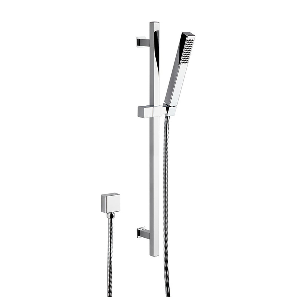 Hudson Reed Kubix Shower Slide Rail Kit (Chrome)