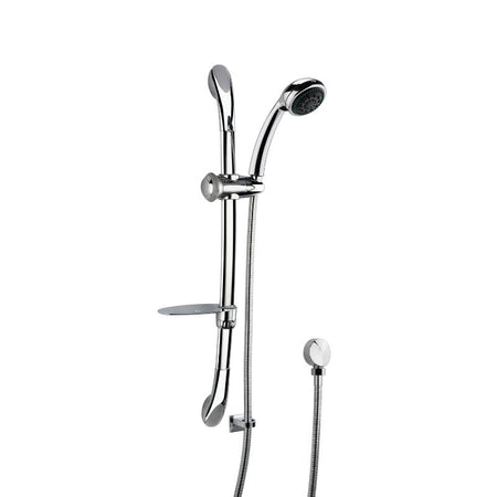 Nuie Shower Kits Luxury Slide Rail Kit Round (1 size, Chrome) - Brand New Bathrooms