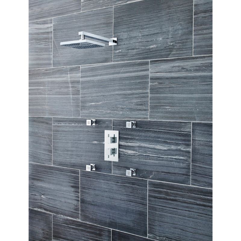 Nuie Shower Accessories Body Jet (2 sizes, 2 styles, Chrome) - Brand New Bathrooms