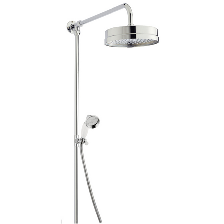 Nuie Shower Kits Rigid Riser Kit (1 size, Chrome) - Brand New Bathrooms